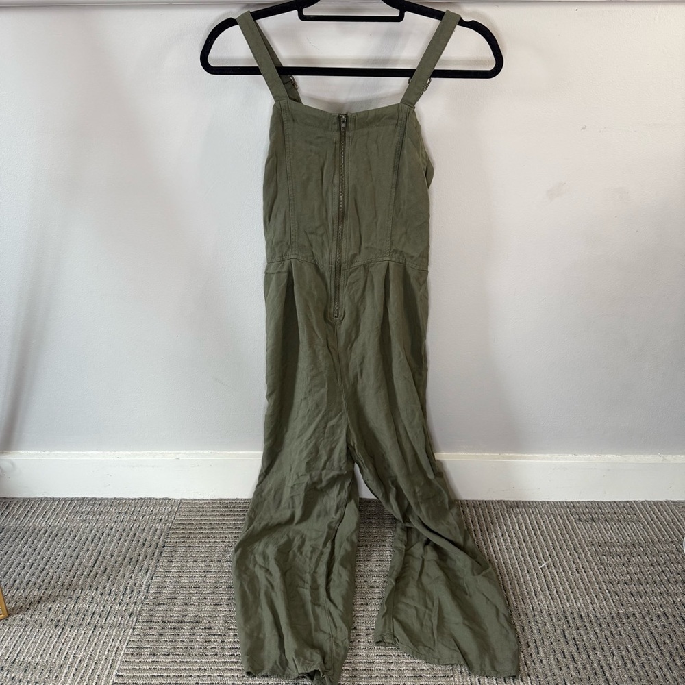 Art Class Khaki Green Jumpsuit